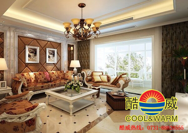 中央空调安装效果图