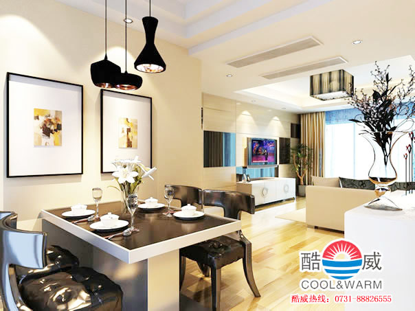 中央空调安装效果图